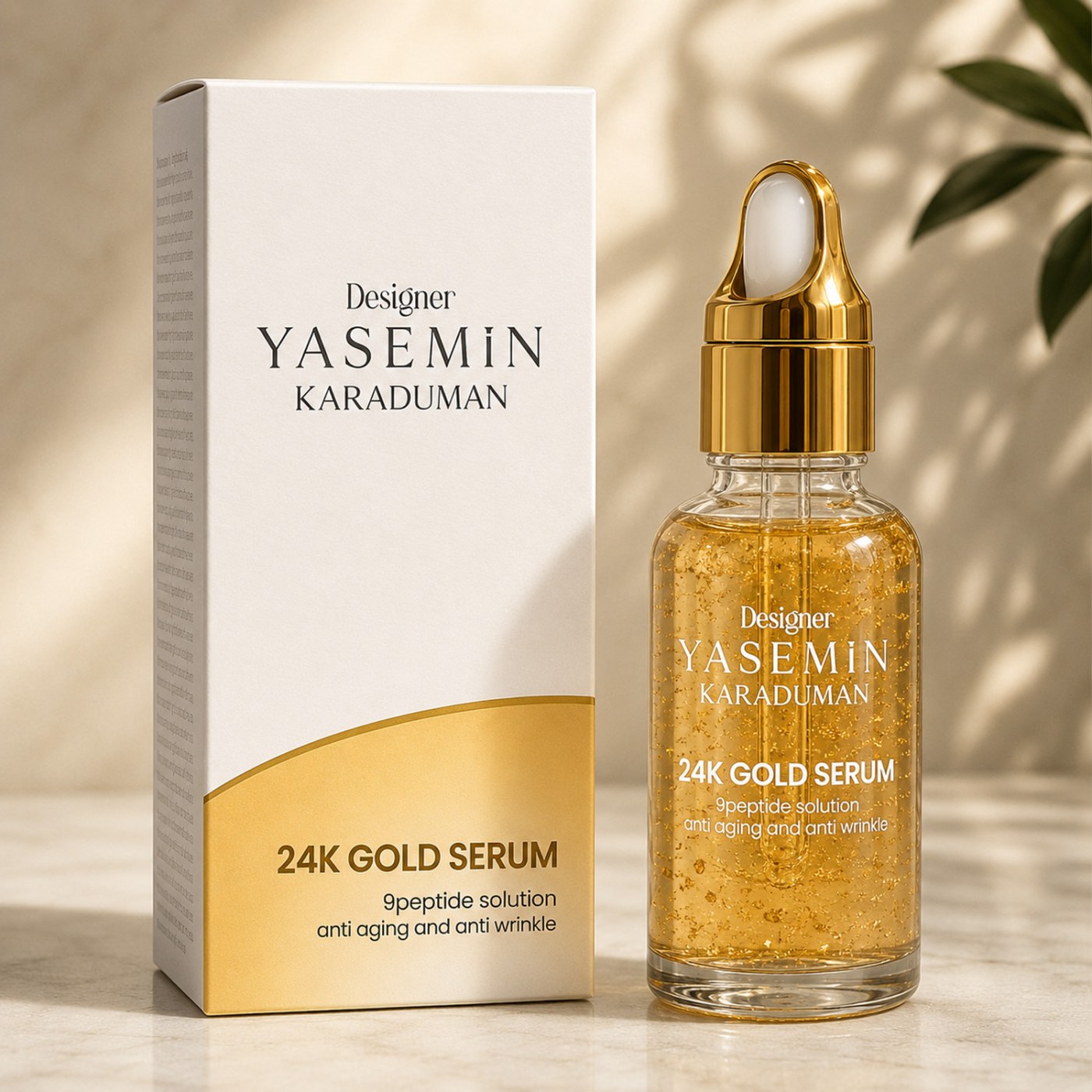 24K Altın 9 Peptid Serum