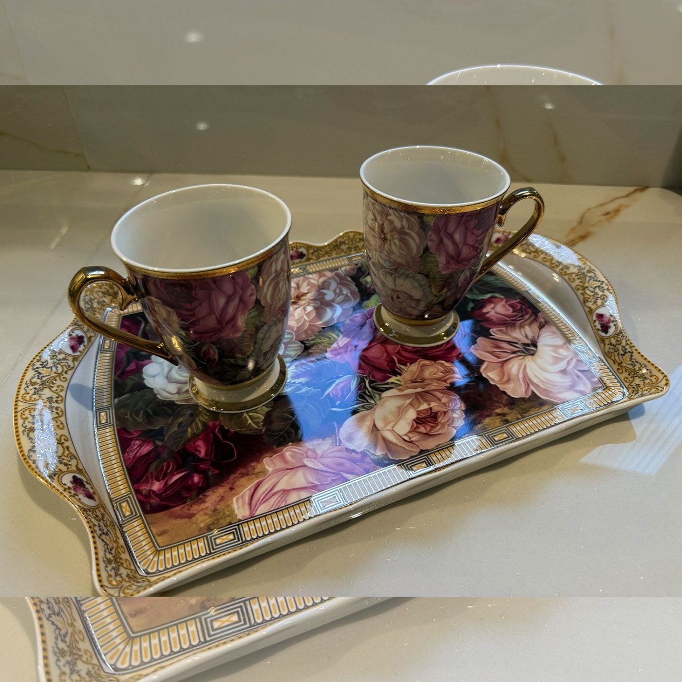 Roza Porcelain Tray
