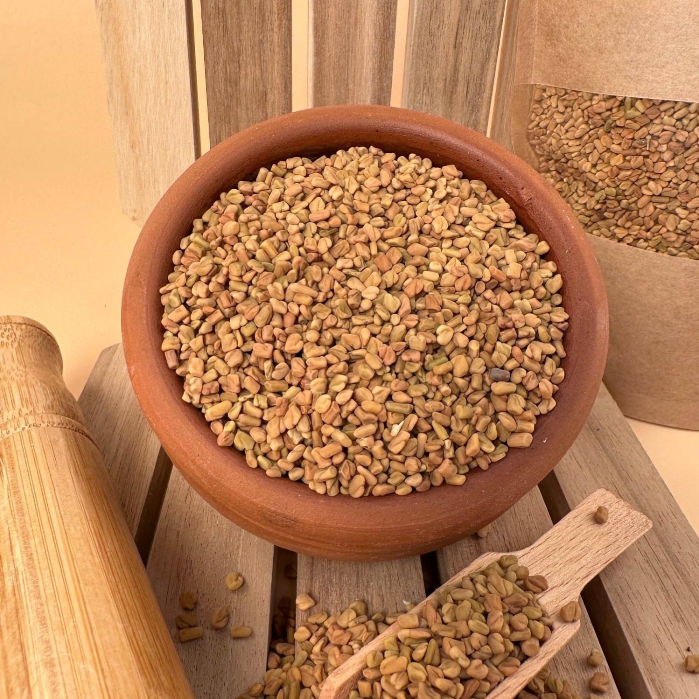 Whole Fenugreek (Heirloom Fenugreek Seeds)