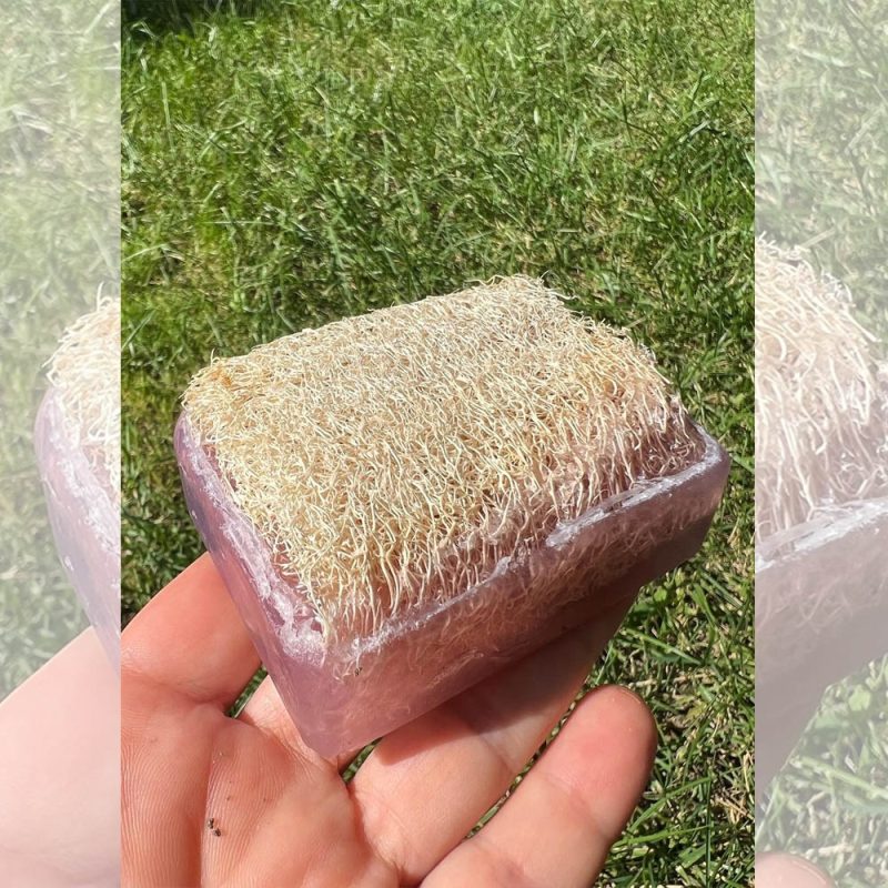 Doğal Lifli Lavantalı Sabun